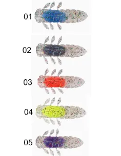 Vespa Gommata Kolpo 5.5cm 4.6g Spinning Lake River Soft Bait Lures 3pcs 2
