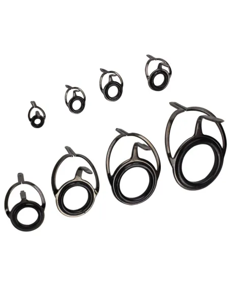 Kolpo Double Bridge Saltwater Resistant Universal Replacement Fishing Rod Rings 5pcs