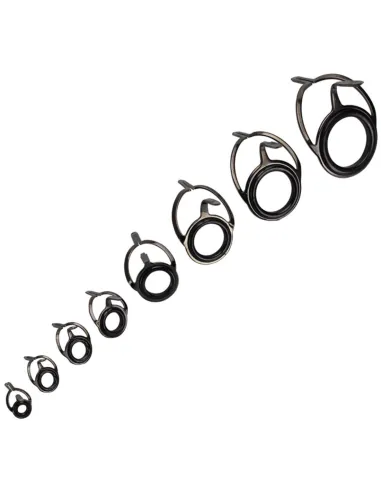 Kolpo Double Bridge Saltwater Resistant Universal Replacement Fishing Rod Rings 5pcs