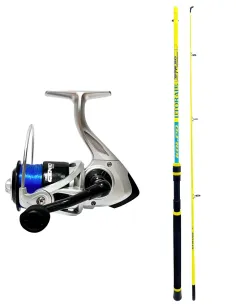Kolpo Litorale 1.80 m 5/20 lbs + Genio Reel with Line – Compact and Reliable Trolling Combo
