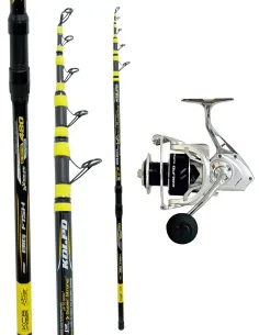 Kolpo Bellaforte 4.20 m UP 500 g + Mulinello Marvik Kolpo – Combo Estremo per Storioni e Siluri