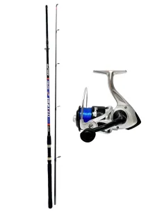 Kolpo Ottima Spinning 2.10 m 60 g + Genio Reel with Line – Lightweight and Precise Spinning Combo