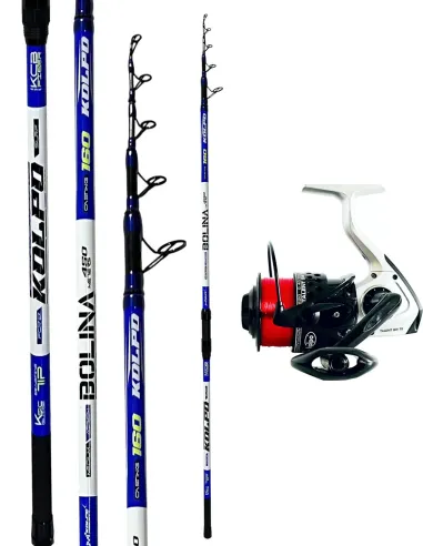 Kolpo Bolina 4.50 m 160 g Surfcasting Combo + Talent SW 7000 – Power and Long Casts