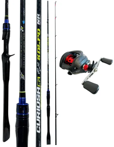 Kolpo Curiosa CA 2.10 m 7–50 g Baitcasting Kit + KDue 7.2:1 – Precision and Speed
