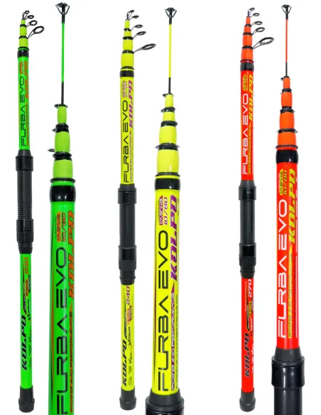 Kolpo Canna Furba Evo 2.10 / 2.40 / 2.70 m 10–80 g – Compact, Versatile and Allround