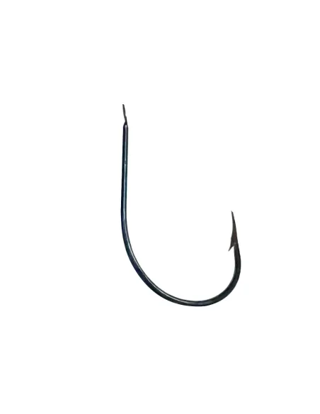 Mustad 496 Blue – Crooked Spade Hook | 25-Piece Pack, Size 2/0