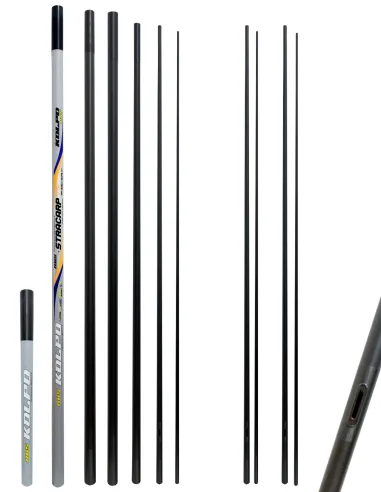 Kolpo Stracarp Roubaisienne 7m – Complete Pack for Carp Fishing with Tips and Case