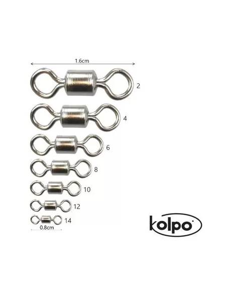 Kolpo Girelle Rolling da Pesca 12pz Minuteria Kolpo