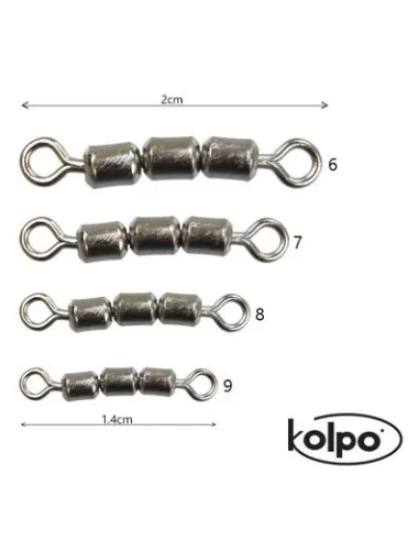 Girella Pesca Tripla Rolling 12 pz