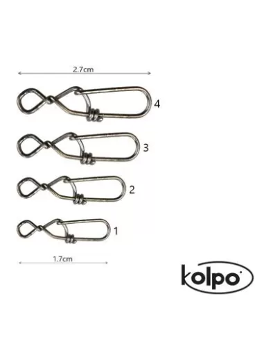 Attacco Round Snap Kolpo 10 pz Minuteria Kolpo