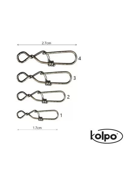 Attacco Round Snap Kolpo 10 pz Minuteria Kolpo