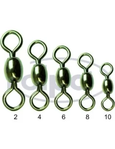 Fishing swivels Kolpo Crane Swivel 10 PCs  2