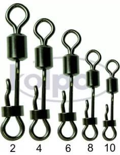 Fishing swivels Kolpo Side Line Rolling Swivels 6 PCs 2