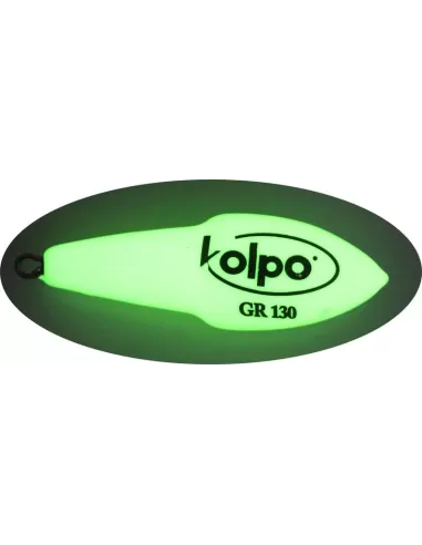 Piombi Pesca Kolpo Ogiva Extra Fosforescente Bianco Anello Inox