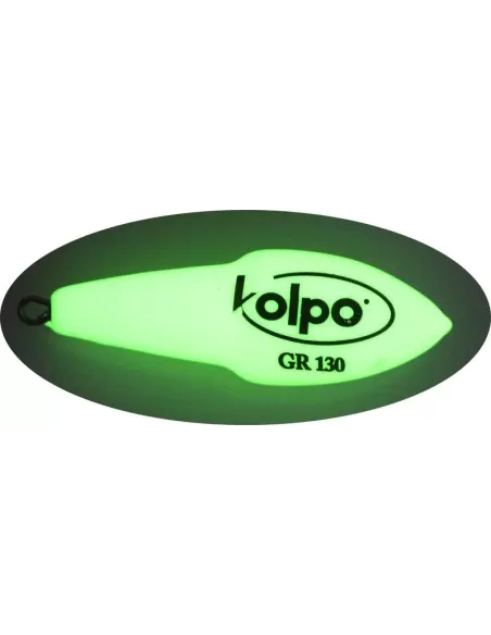 Piombi Pesca Kolpo Ogiva Extra Fosforescente Bianco Anello Inox