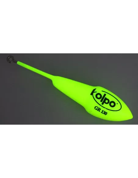 Piombi Pesca Kolpo Ogiva con Asta Extra Fosforescente Giallo Anello Inox Minuteria Kolpo