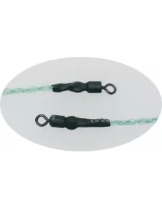 Deluxe Feeder Link braid with Swivels 2pz  2