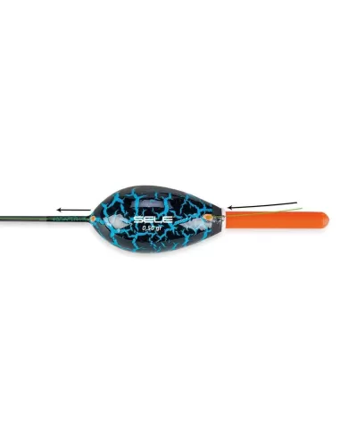 Galleggiante da Pesca Foro Passante Sele Casper Porta Starlite Galleggianti e bombarde Sele