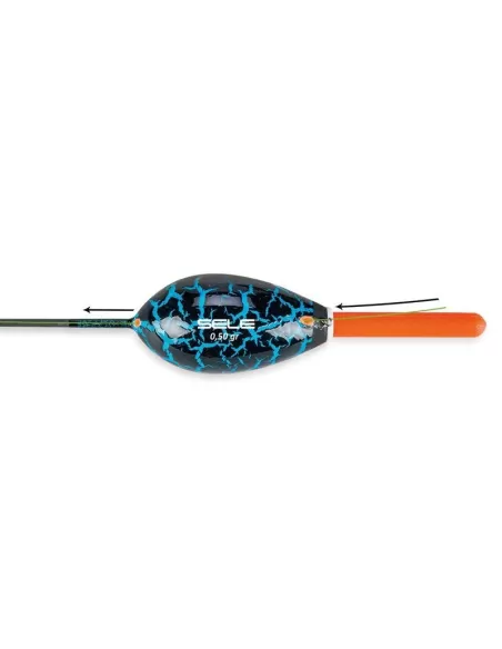 Galleggiante da Pesca Foro Passante Sele Casper Porta Starlite Galleggianti e bombarde Sele