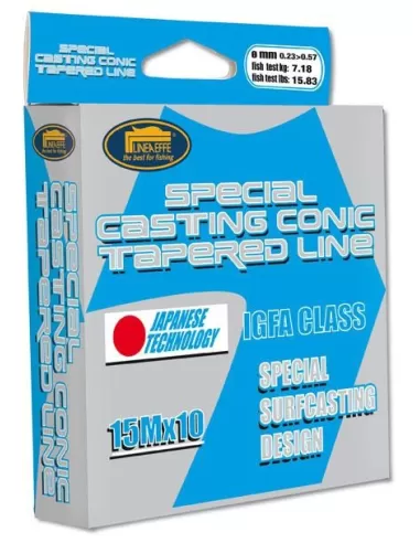Special casting conic tapered line 150mt Fili da pesca Lineaeffe