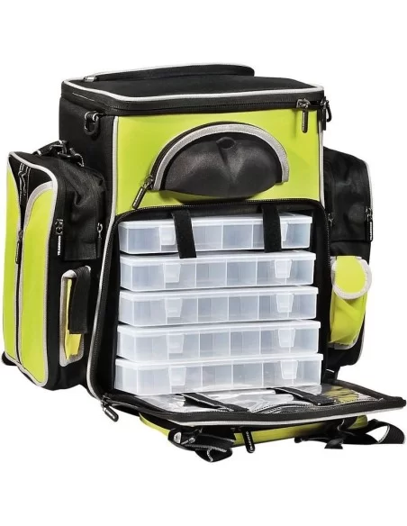 Trabucco Borsa Zaino Competition con 5 scatole 42x50x28 cm
