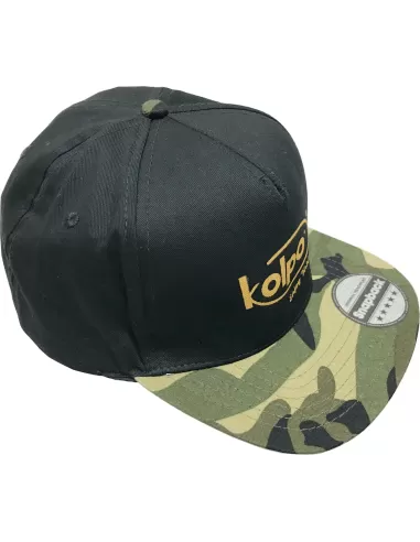 Kolpo Cappello Cap Gold Camo Black Abbigliamento da pesca Kolpo