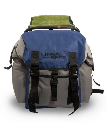 Lineaeffe Sedia da Pesca con Zaino Imbottito Pieghevole