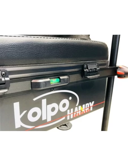 Kolpo Handy Paniere Confort Light Panchetto Con Schienale Black Edition 