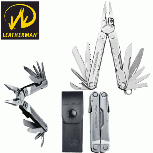 Leatherman Pressionale Leather Sheath With Rebar pliers 17 Tools in one Leatherman