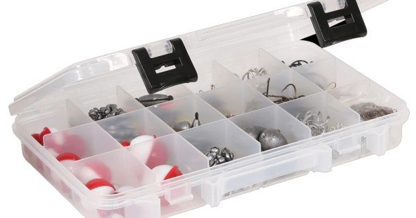 Plano 2361800 Transparent Plastic Box 18 Fixed Compartments