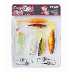 Berkley Sick Perch Pack 10 pz Kit Completo per la Pesca a Spinning