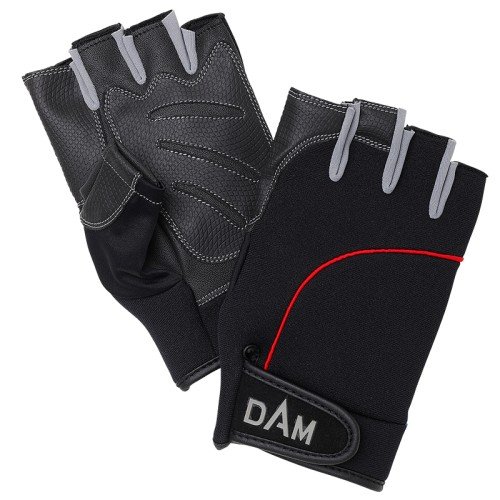 Dam Neo Tec Half Finger Fishing Gloves Dam