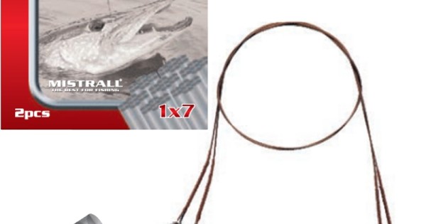 Mistrall Cabletti Steel 1x7 20cm Pack of 2 pcs