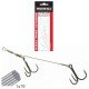 Mistrall Steel Cable with Double Treble Hook 1x19 15 kg 1pc Mistrall - Pescaloccasione