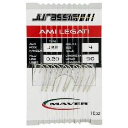 Maver Ami Legati Jurassic J22 10 Hooks Wire Length 90 cm