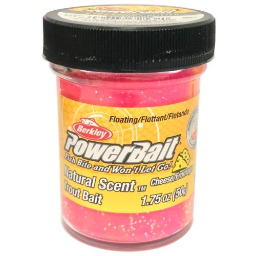 Berkley Powerbait Glitter Trout Bait Pastella per Trote sherbent Gusto Formaggio Berkley