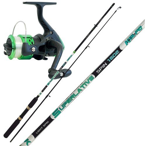 Combo Spinning Complete with Reel Rod and Wire All Fishing