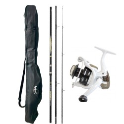 Fishing Kit Surfcasting Rod three Sections 4.20 Reel and Scabbard