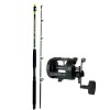 Combo Fishing Trolling 2 Sections with Rotating Reel