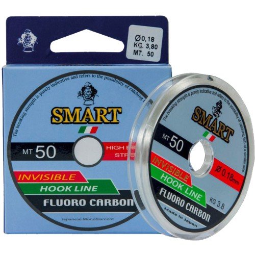 Smart Fluorocarbon 50 mt Totally Invisible Ideal for Terminals Maver