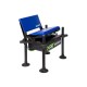 Akami XTR Basket Bench with Backrest for Fishing with Legs 36 mm Akami