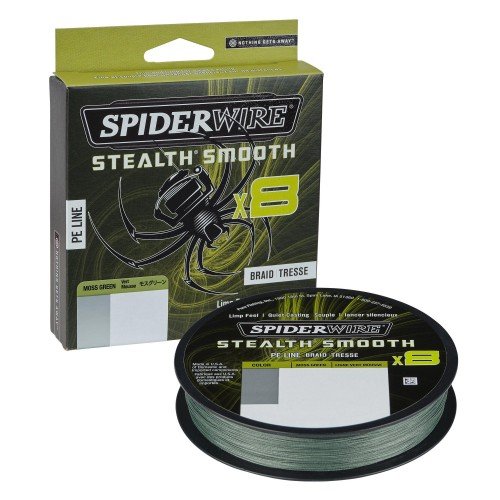Spiderwire Stealth Smooth8 X8 PE Braid Trecciato 8 Capi 150mt Spiderwire