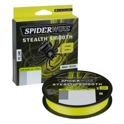 Spiderwire Stealth Smooth8 X8 PE Braid Braid 8 Heads 150mt Yellow