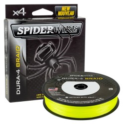 SpiderWire Dura 4 Braided 4 Filaments Super Soft Fluo Yellow