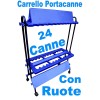 Carrello portacanne - 24 posti