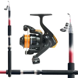 Fishing Kit Start Canna 2.70 mt Reel and Wire