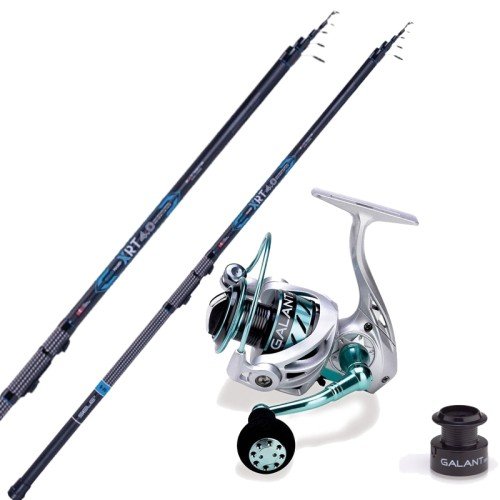Combo Bolognese Canna Xrt Reel Galant Double Coil Sele