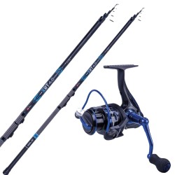 Combo Bolognese Canna Xrt Reel Double Coil