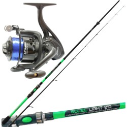 Kit Trout Area Ultra Light Canna 2.40 m 0-8 gr Reel and Wire