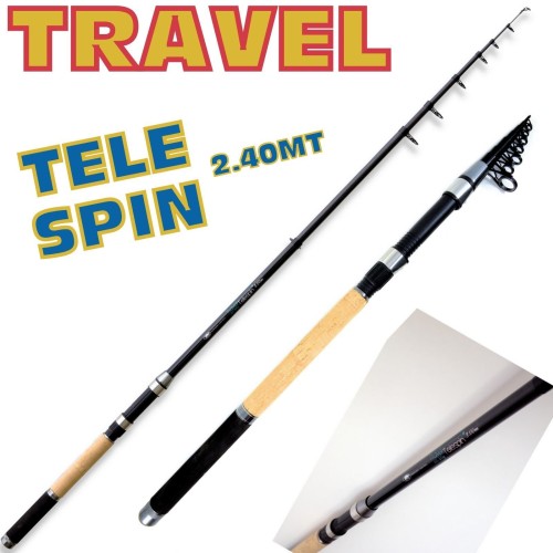 Fishing rod Travel Telespin Super Compact 10-40g Lineaeffe